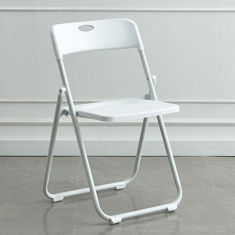 Picture of Folding chair home simple modern plastic photo chair dormitory office meeting training outdoor backrest chair stool