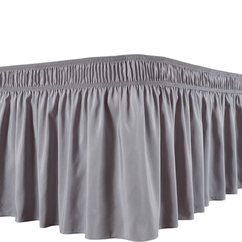 Cross-border bed skirt Amazon with foreign trade size European and American style elastic band easy to change multi-size multi-color