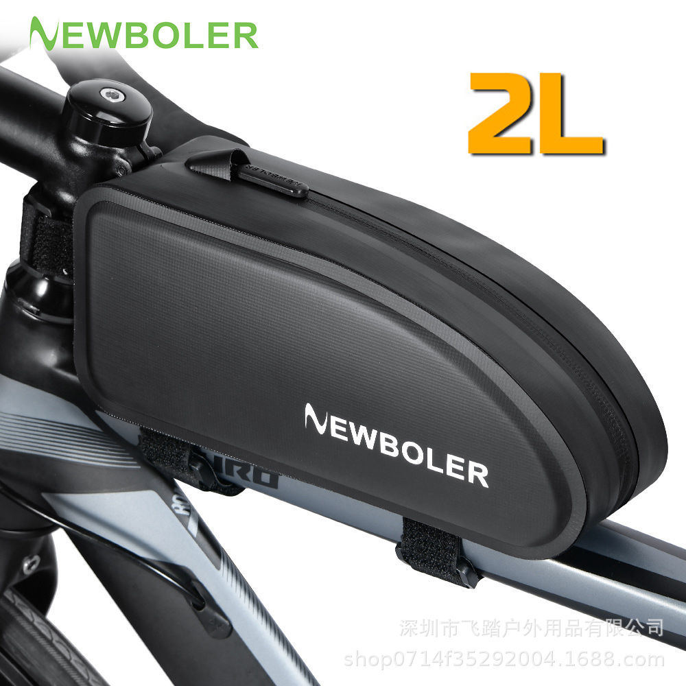 NEWBOLER Large Capacity Outdoor Riding Upper Tube Bag Waterproof Bicycle Bag Multifunctional Beam Bag