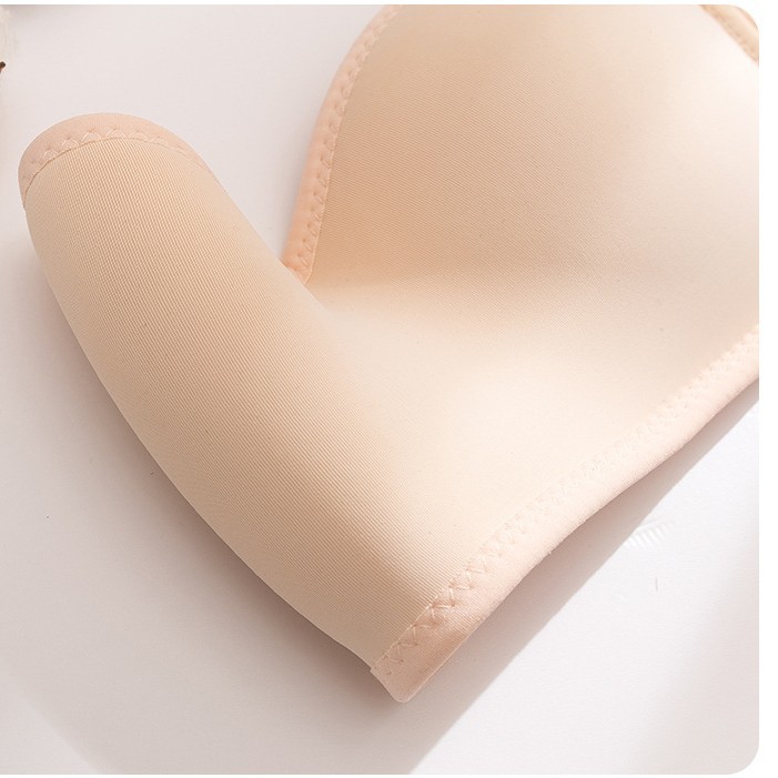 Picture of Cross-border Non-slip Strapless Small Chest Gathering Underwear Beautiful Back Tube-wrap Chest Summer Thin Cup Thin Shoulder Strap Traceless Bra