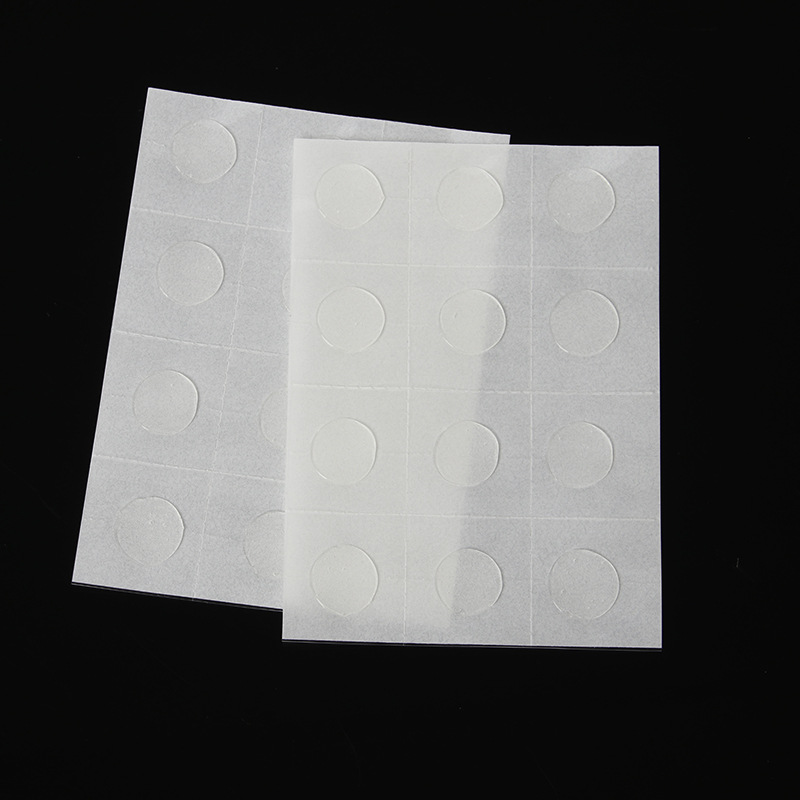 Wholesale crafts balloon accessories dispensing slug glue point 12 1 flat removable seamless double-sided tape point piece
