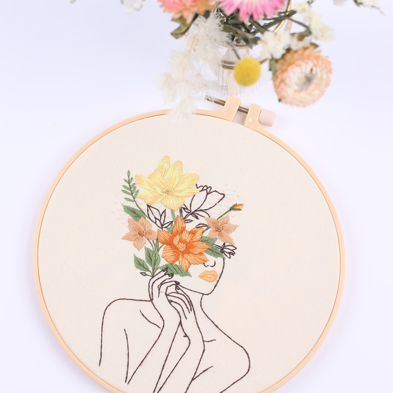 Picture of Xin makeup original body art embroidery diy material package Amazon cross-border English factory direct Su embroidery