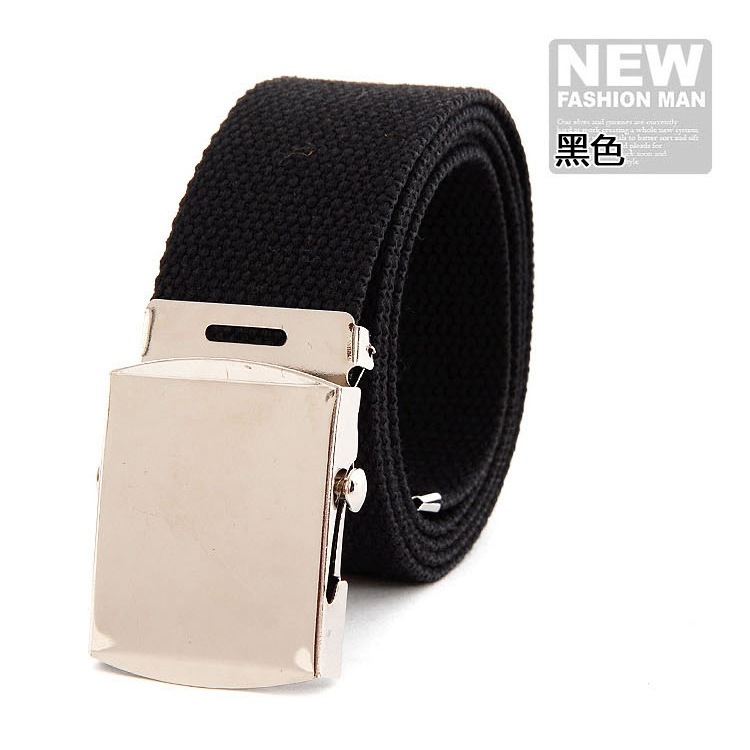 Fashionable Korean Style Casual Belt Men's Canvas Belt Men's Trouser Belt Men's Women's All-match XH-9906