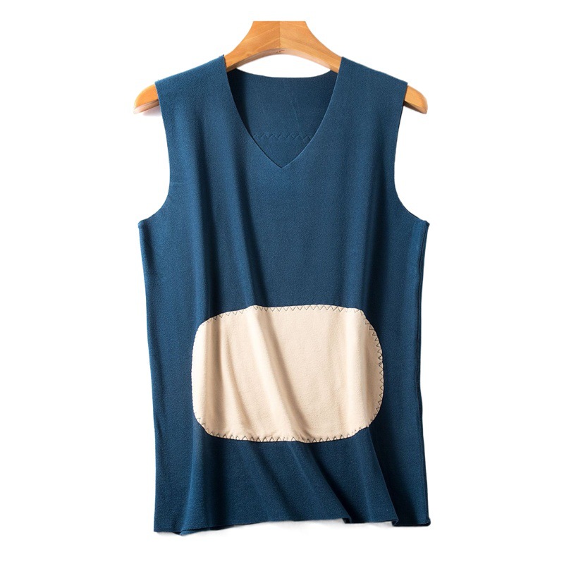 Double-Sided Fleece Seamless Warm Vest for Men and Women Quick-Heating fleece-lined Base Shirt Autumn and Winter Thickened Body-Fit Single Top