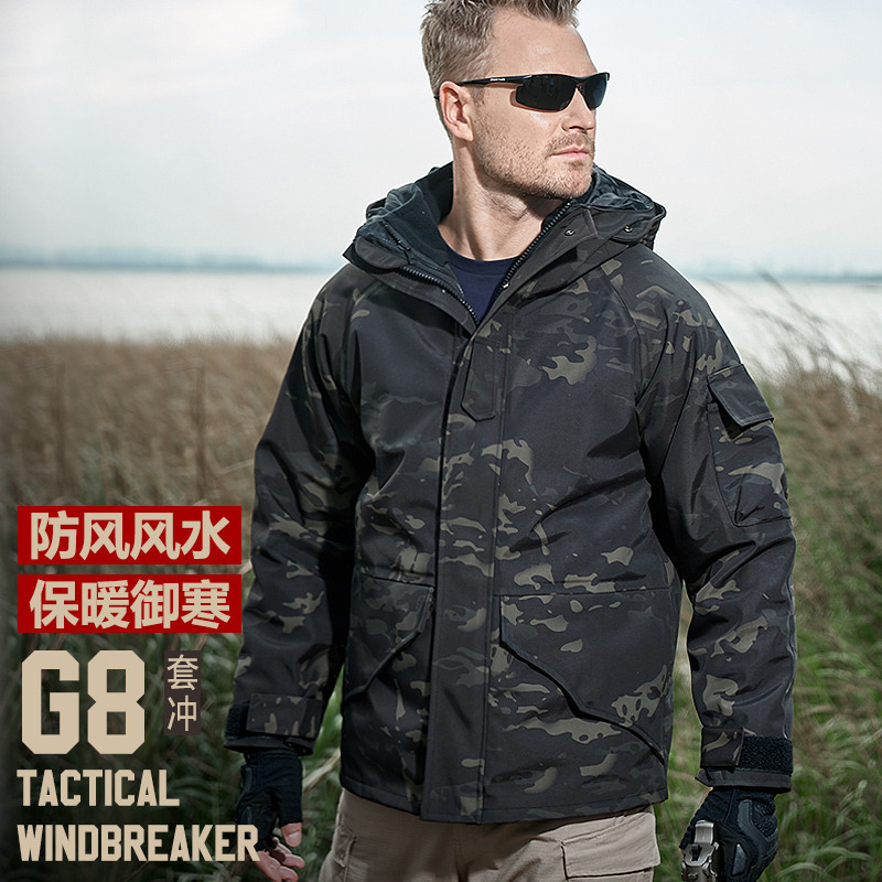 Picture of Archon G8 three-in-one tactical assault clothing men's velvet warm waterproof camouflage trench coat tactical coat autumn and winter