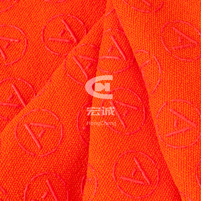 Letter Label PVC Drop Plastic Processing Fabric Non-slip Yoga Mat Towel Fabric Pet Mat Cushion Dispensing Anti-slip Cloth