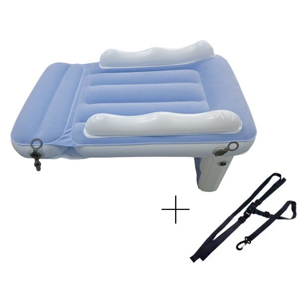Picture of Amazon Baby Inflatable Mattress Children's Car Rear Folding Car Mat Outdoor Travel Thickened Flocking Air Cushion
