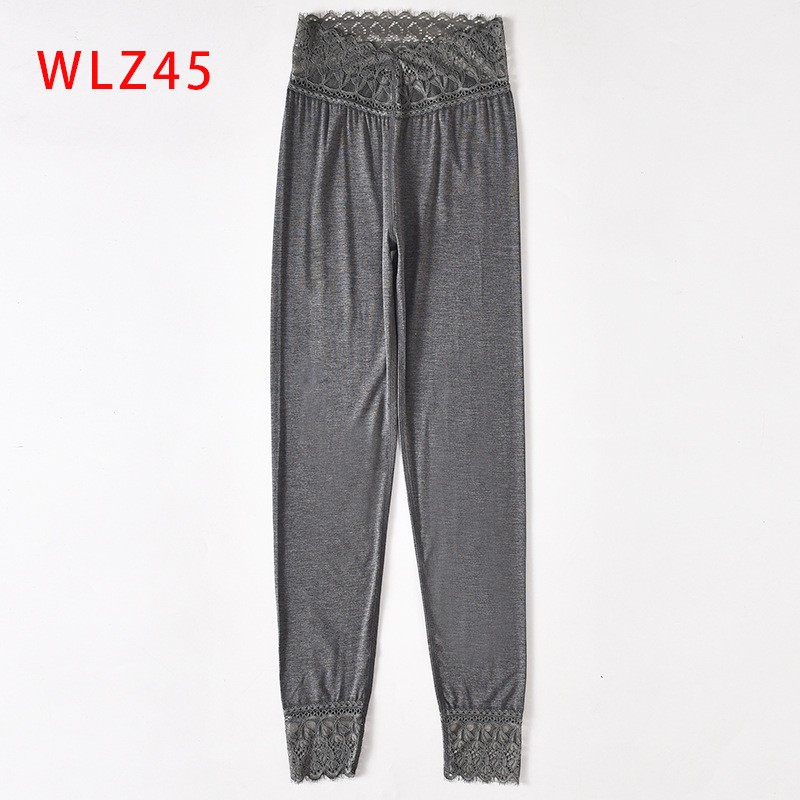 Picture of Modal Leggings for Women Outer Wearing Spring and Autumn Thin Warm Pants Stretch Lace Modal Autumn Pants for Women