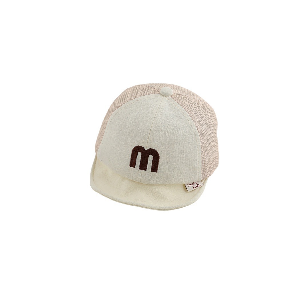 Picture of Baby Hat Summer Thin Boys' Cap Shading Mesh Breathable Cool Cap Baby Girl Sunscreen Baseball Cap Trendy