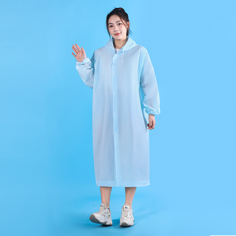 Picture of Non-Disposable Eva Unisex Outdoor Raincoat Drifting Travel Rainstorm-proof Thickened Portable Adult Raincoat