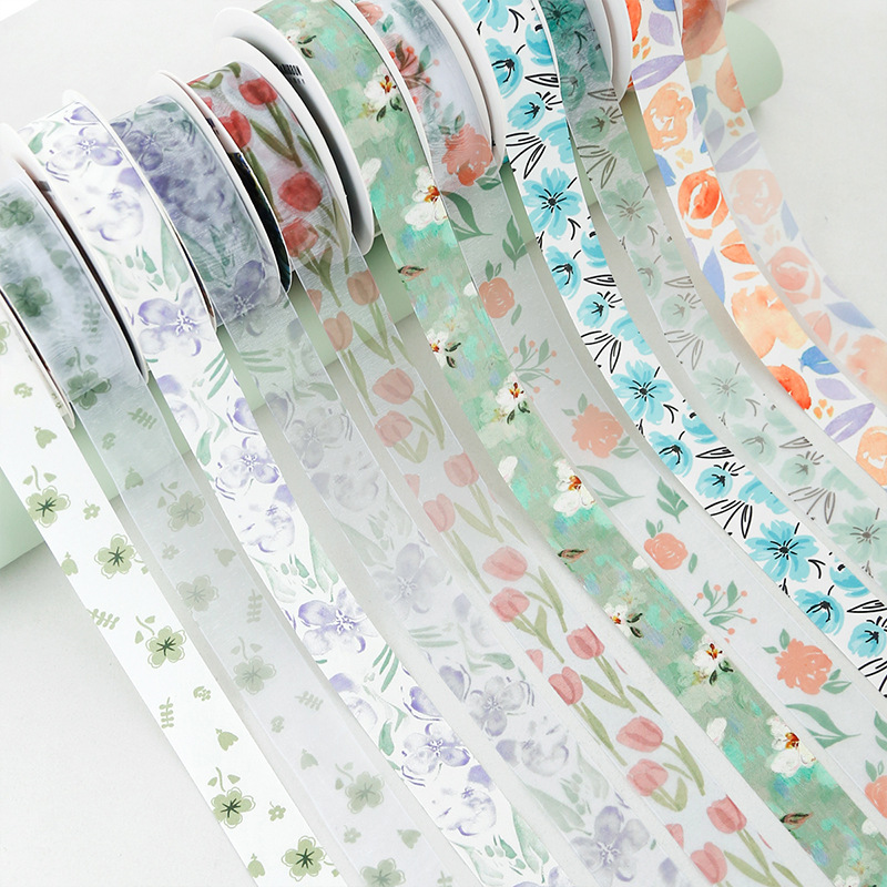 Flower Love 520 Small Fresh Flower Bouquet Printed Band Flower Bow Flower Wrought Band Florist Gift Strap