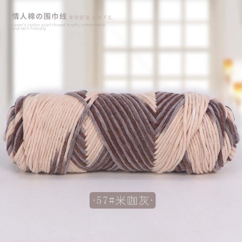 Picture of 8 strands of lover cotton wool scarf thread milk cotton baby thread stick needle thread thick thread stamp embroidery thread 8 strands of acrylic