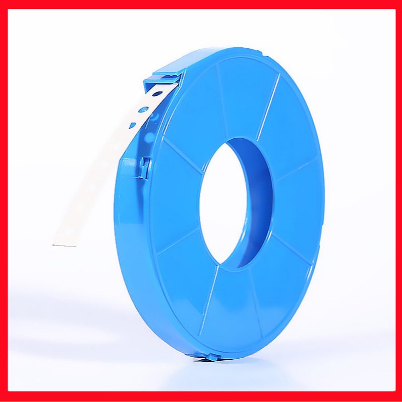 Multifunctional Cable Tie 12/17mm Assembly Roll Zinc-Plated Metal Single-Hole Straight Edge Multi-Hole Cable Tie Connector