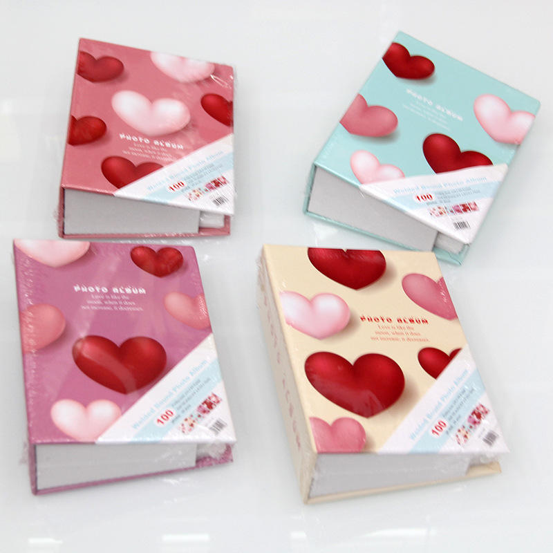 Wholesale small photo album 4R6 inch 100 sheet insert album album simple cartoon children's building foreign hot sale