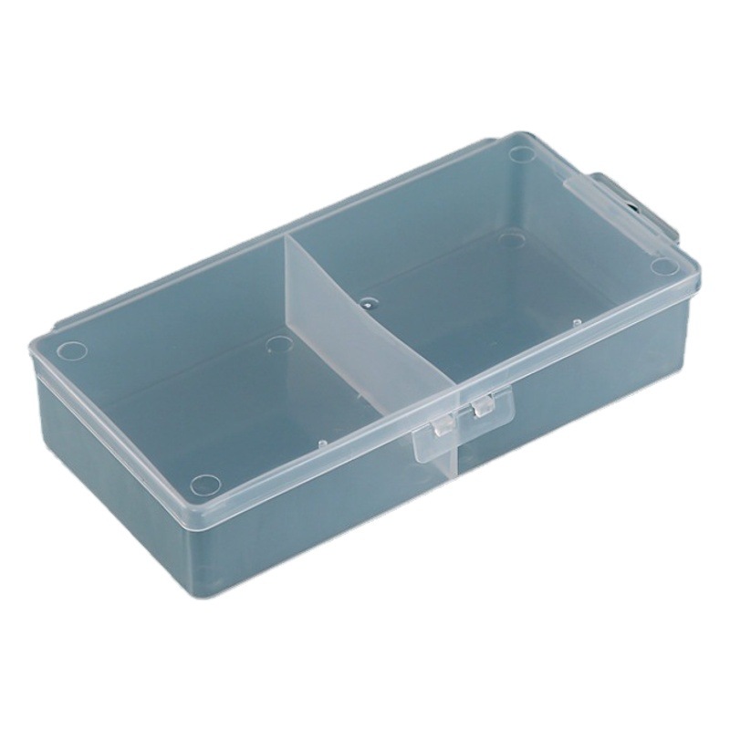 Multi-grid box hardware parts sub-packing box small jewelry storage box nail art piece storage box PP material plastic box