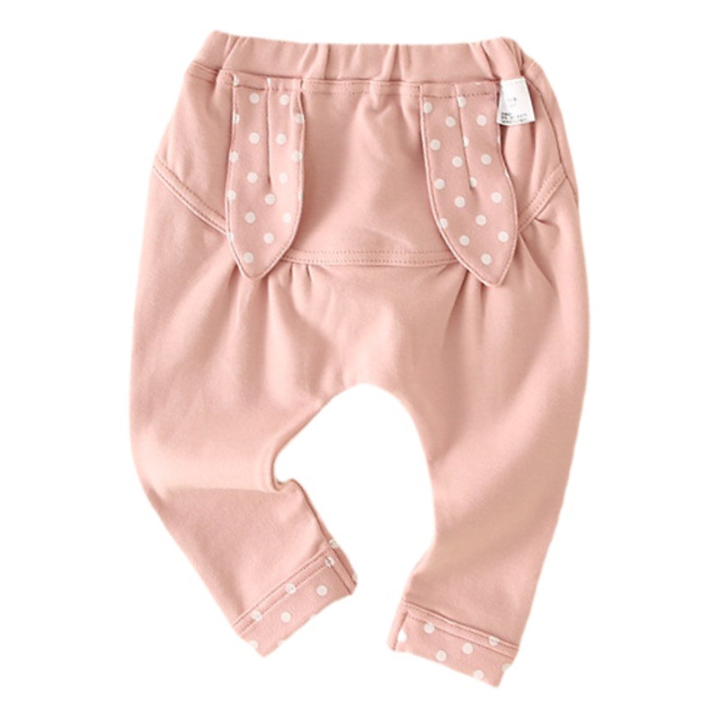 Girls' Pants 2025 Autumn Korean Style Big Pp Pants for Baby Girls Aged 0-3, Children's Clothing, Girls' Long Pants, Pure Cotton, Comfortable