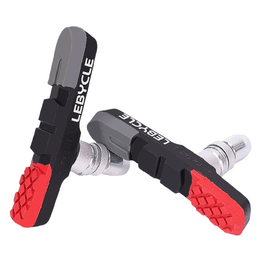 Le Baike Bicycle Brake Leather Mountain Bike Universal V Brake Leather Wear-resistant Mute Bicycle Color Brake Block Brake Leather