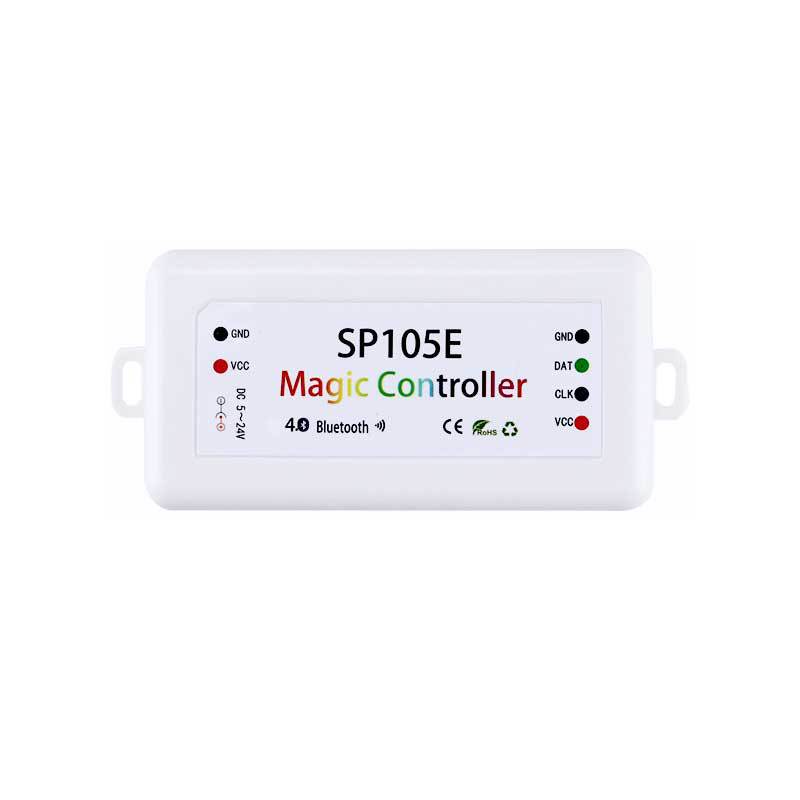 Picture of SP105E light with Bluetooth controller mobile phone smart Bluetooth Magic color controller LED full color controller manufacturers