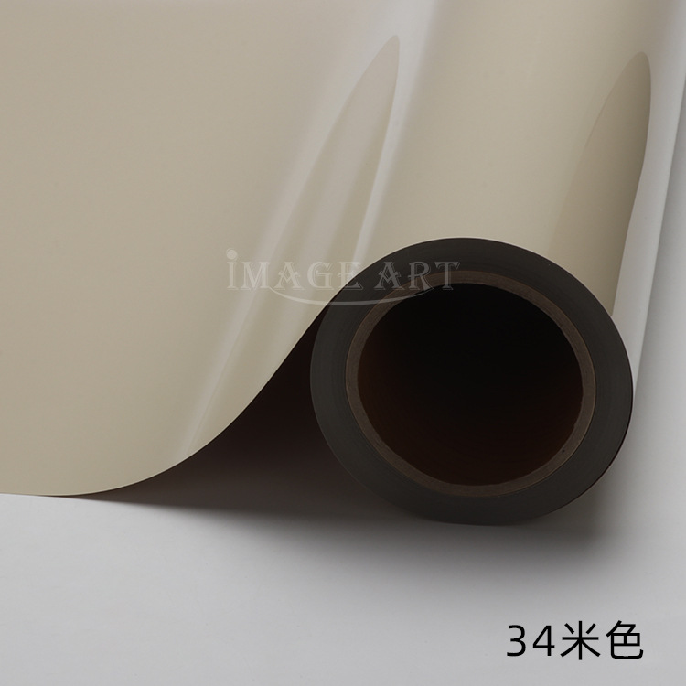 Picture of PU thermal transfer engraving film logo printing ordinary color engraving hot stamping film clothing T-shirt hot stamping film whole roll