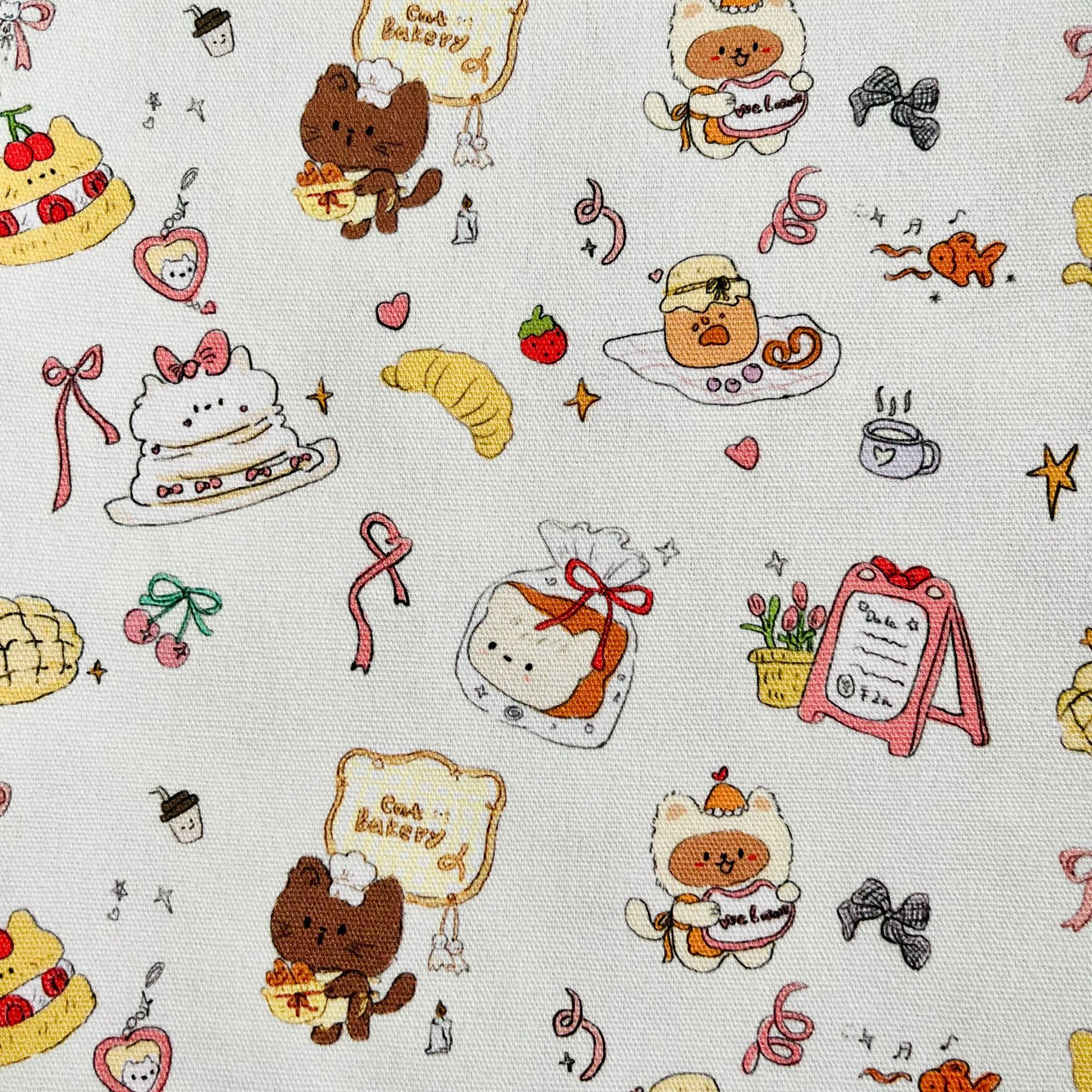 Picture of Bowknot Small Animal All-Cotton Canvas 1.5m Width 1.0m Price Bag Jacket Vest Handmade DIY