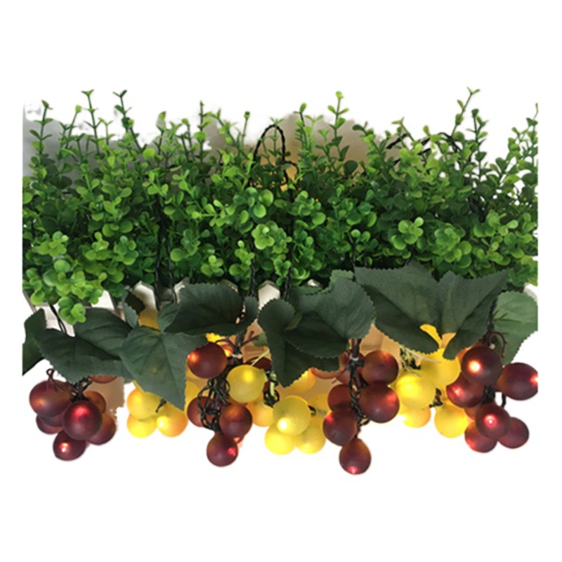 Outdoor Solar Fairy Led Grape Light String Christmas Wedding Holiday Decoration Led Grape Light String Outdoor