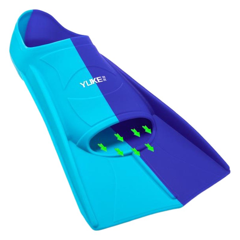 Swimming Flippers for Men and Women Freestyle Breaststroke Silicone Short Flippers for Adults and Children Professional Light Diving Training Foot Board