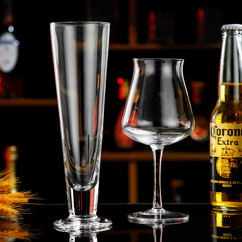 Picture of 500ml Large Draft Beer Cup Large Internet Celebrant Household Glass Beer Cup Fine Brewing Creative Wine Cup Exquisite Large Capacity
