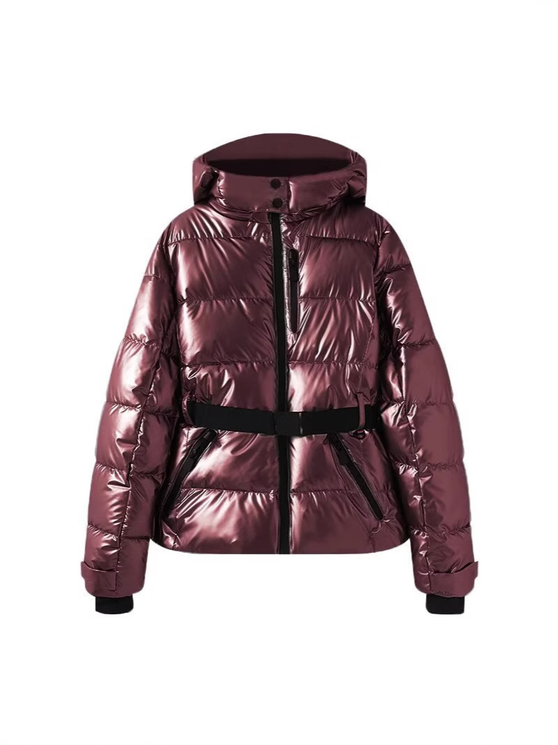 Picture of Cross-Border Aliexpress Hot-Selling Fashionable Ski Series Waist Hooded Versatile down Cotton Jacket for Women