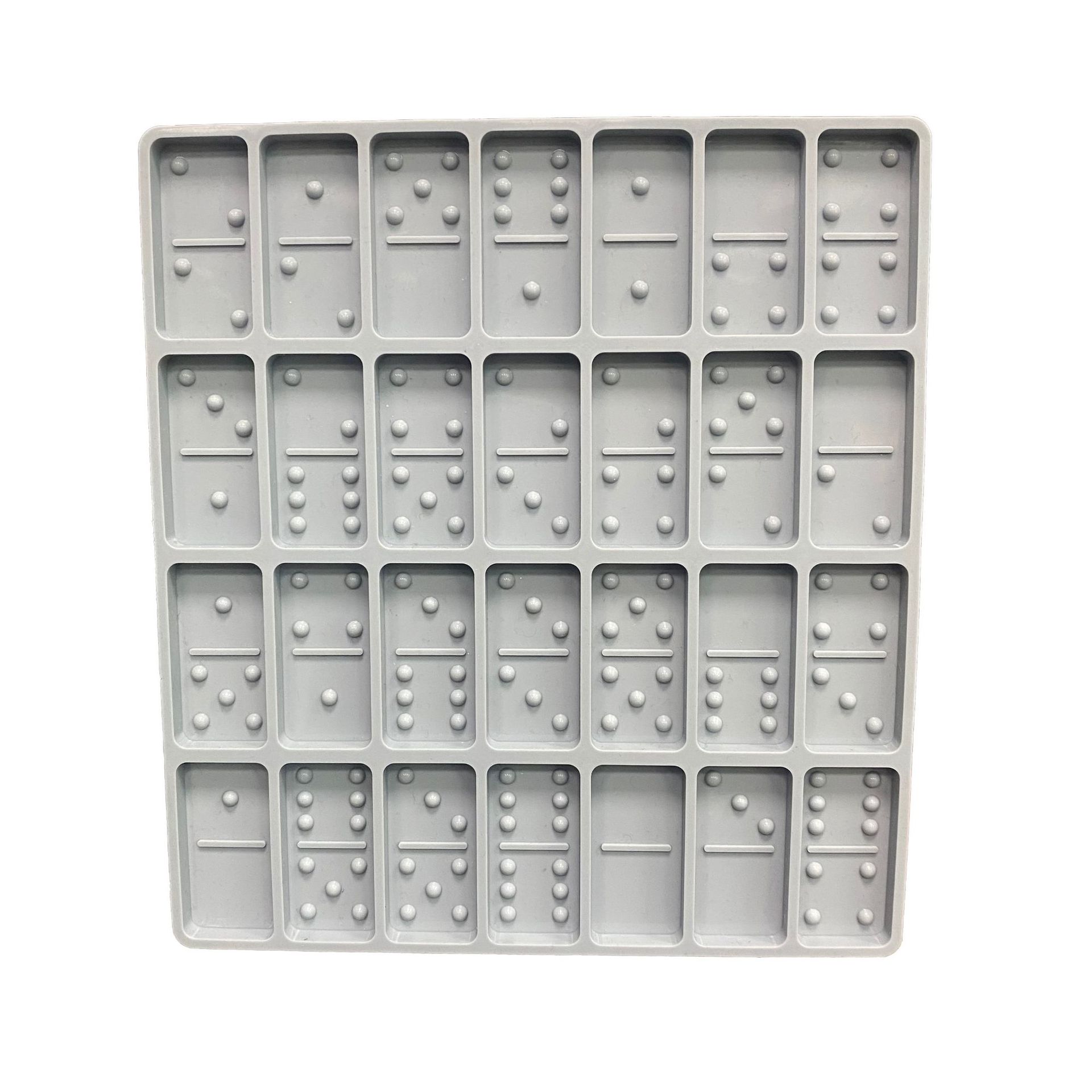 Picture of DIY crystal drop mold domino silicone mold mirror Pai Gow domino silicone resin mold