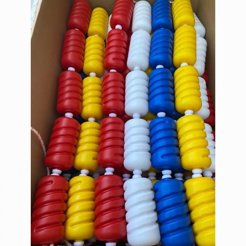 Picture of swimming pool lanes, water lines, swimming pools, competition tracks, partition lines, dividing lines, splitting lines, buoy floats
