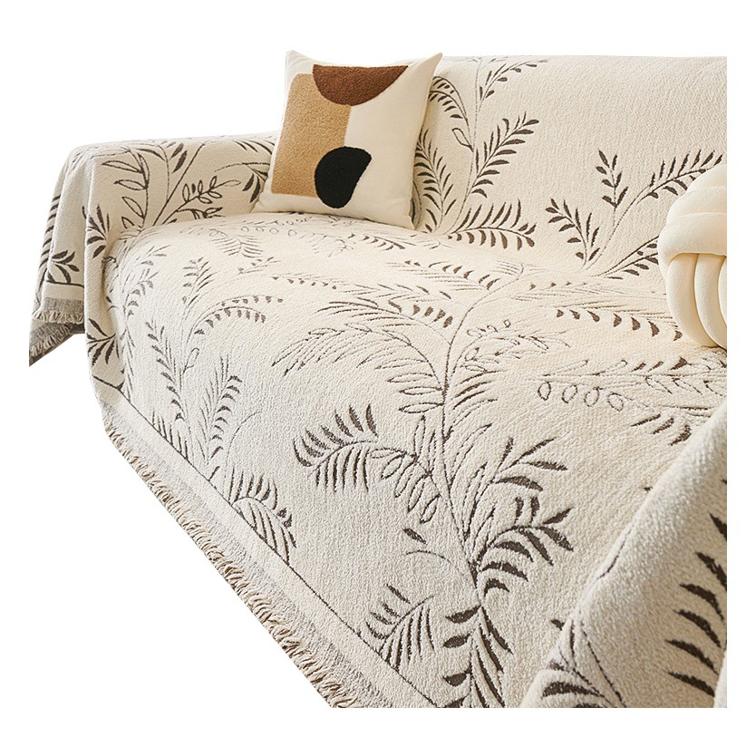 High-End Arctic Velvet Sofa Towel Full Cover Cloth Thickened Non-Slip Sofa Cover One-Piece Universal Dustproof Protective Cover