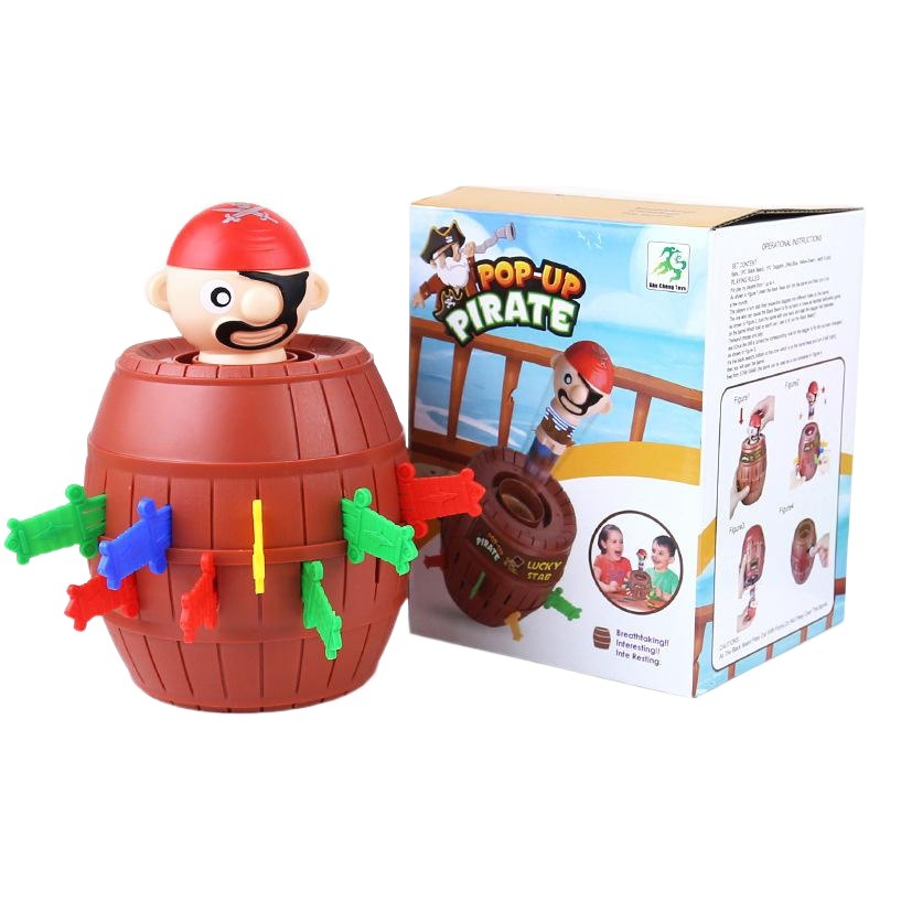 Creative Tricky New and Fantastic Desktop Game Tricky Prank Pirate Bucket Parent-Child Interactive Children's Stall Toys Wholesale