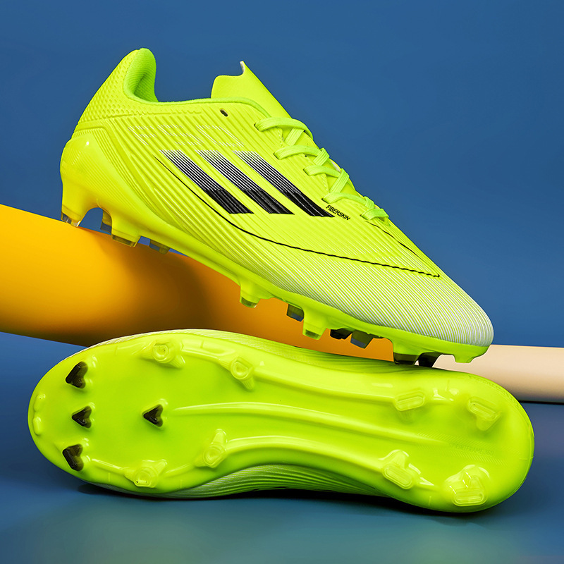 Cross-Border Export Student Low-Top Adult Football Shoes for Men and Women Ag Long Spike Game Training Youth Sports Shoes Wholesale