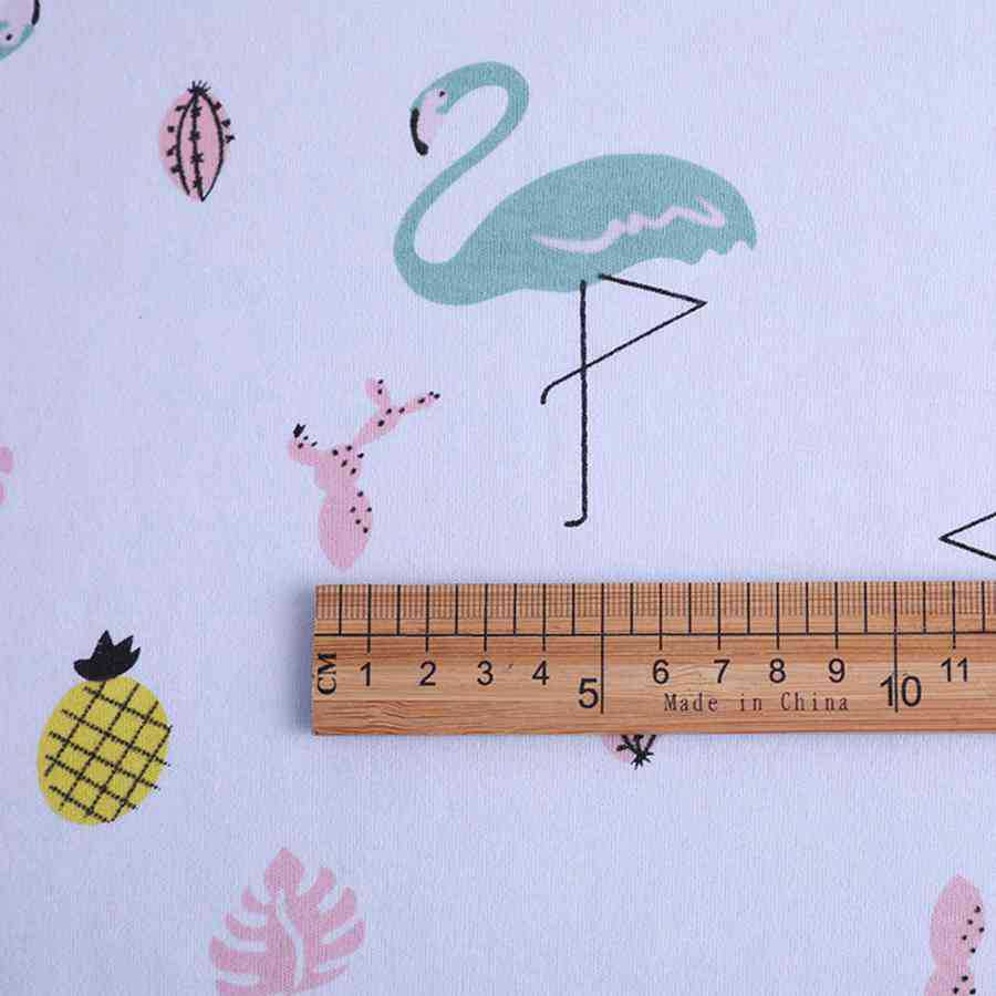 Picture of 40S cotton combed cotton wool printed double-sided printed knitted fabric home clothes sleeping bag underwear baby fabric