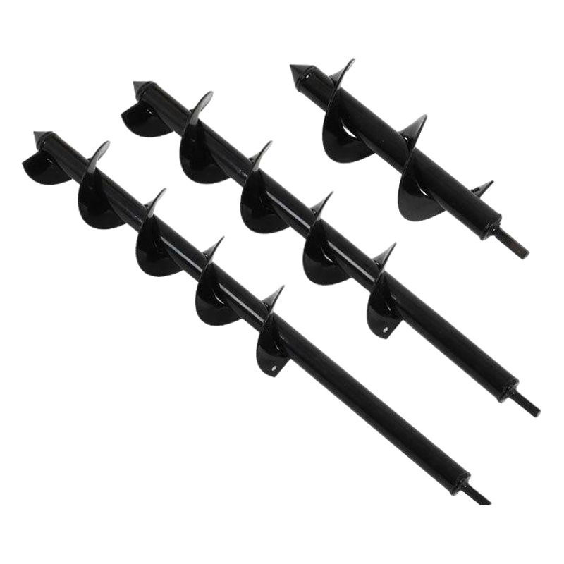 Amazon spiral rod twist drill seed flower seed ground drill garden seedling loosening soil digging ground alloy steel ground drill artifact