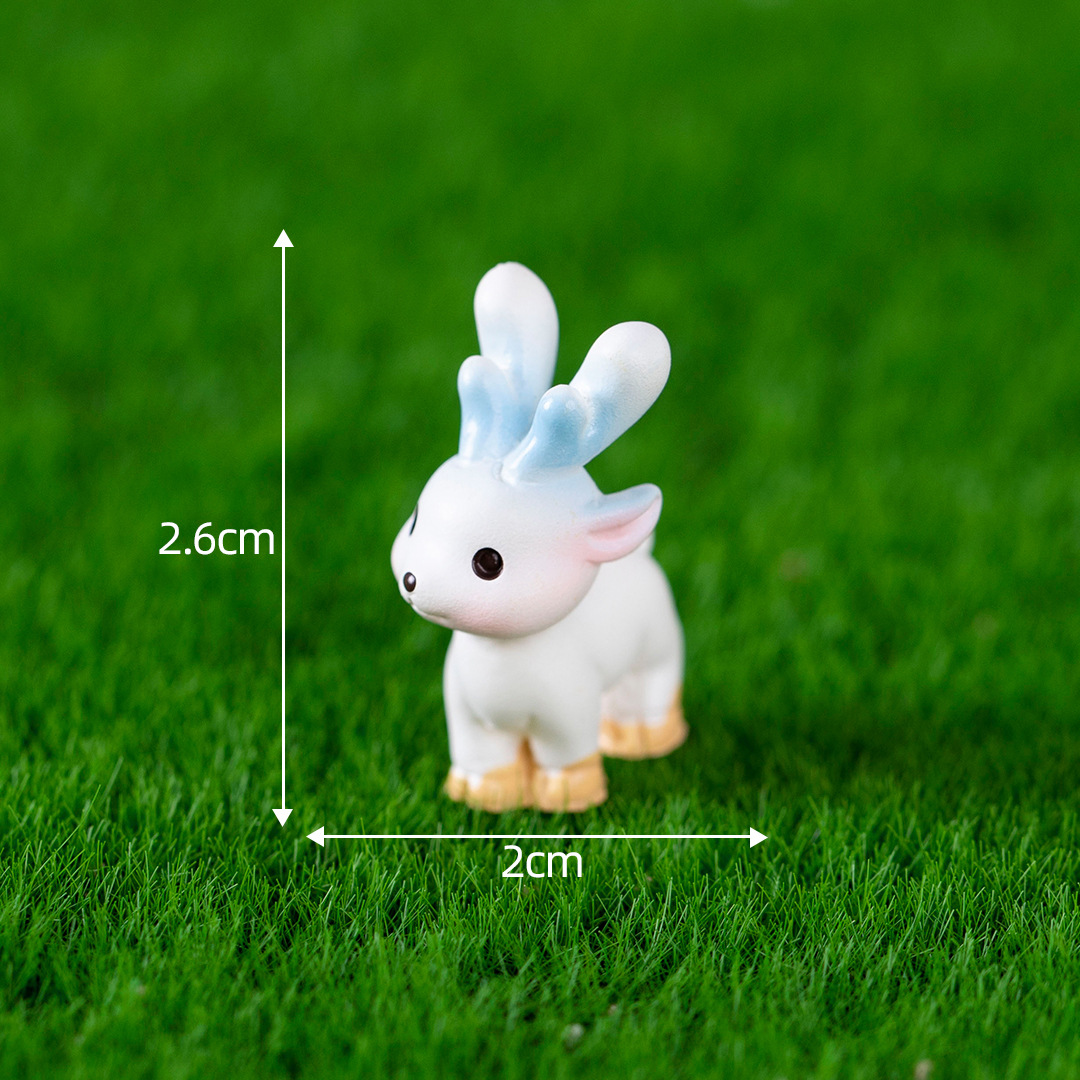 Picture of Micro landscape creative cute little elk animal doll hand-made blind box landscape decoration accessories desktop small ornaments