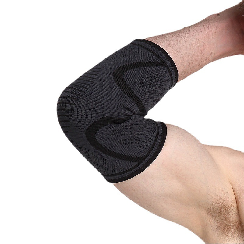 Picture of Outdoor sports elbow pads lengthened breathable nylon warm pressurized non-slip basketball running fitness sports elbow pads