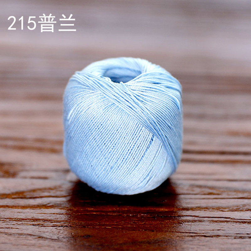 Picture of Snow Feir No. 8 Pearl Lace (10g Pack) Micro Crocheted Wool Silk Light Spring and Summer Cotton Crochet