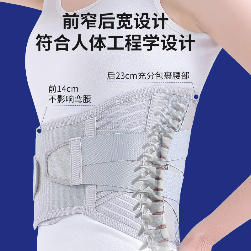Picture of Breathable Thin Waist Support Belt for Lumbar Disc Herniation, Fitness Protection Belt, Breathable Sports Waist Support for All Seasons