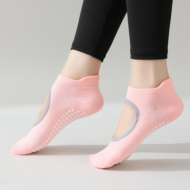 Picture of Yoga socks women's professional non-slip socks indoor floor socks Sports Fitness Pilates socks silicone particle non-slip