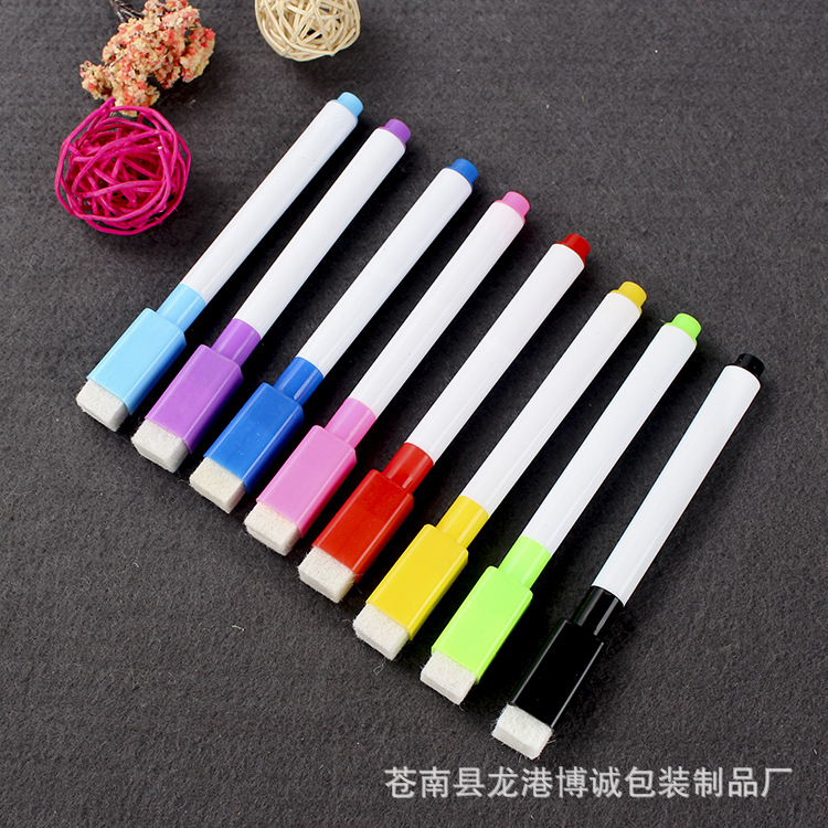 Picture of Factory in stock Early Childhood Education Children Erasable File Bag Sewing PVC Storage Bag A4 Vertical Transparent File Bag