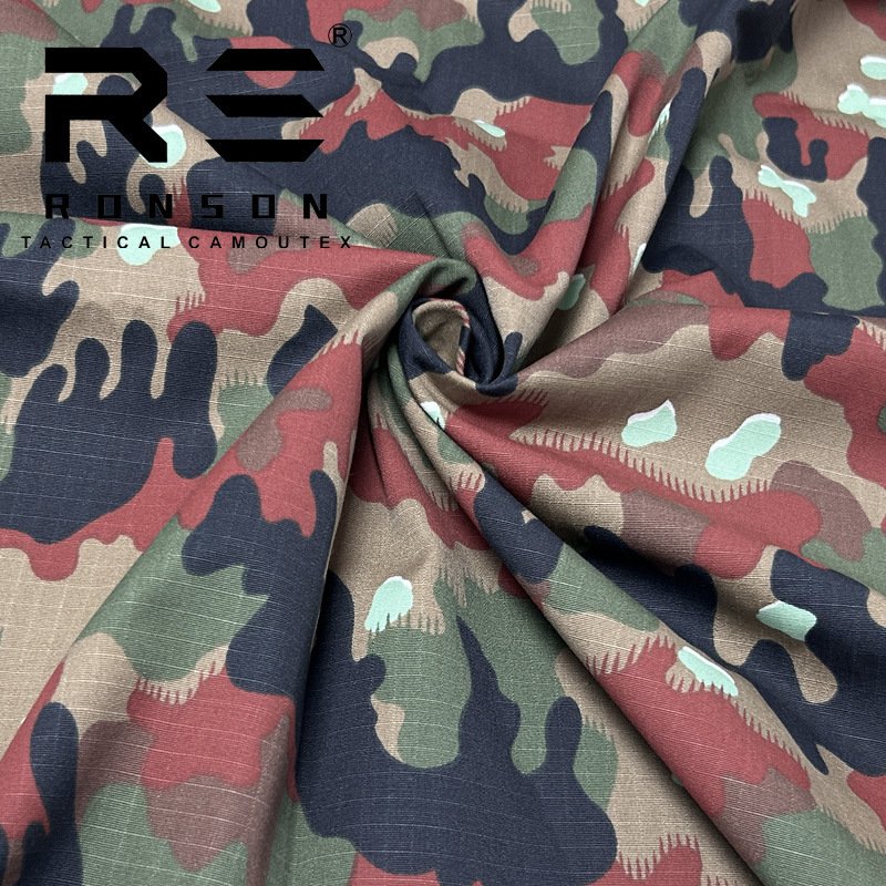 Picture of FLECTARN SNOW snow spot camouflage cloth cotton plaid tactical outdoor fashion clothing fabric