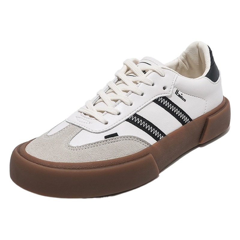 Autumn 2022 New Vintage German Training Shoes Leather Daily Student Basic Lovers Classic All-match Skate Shoes