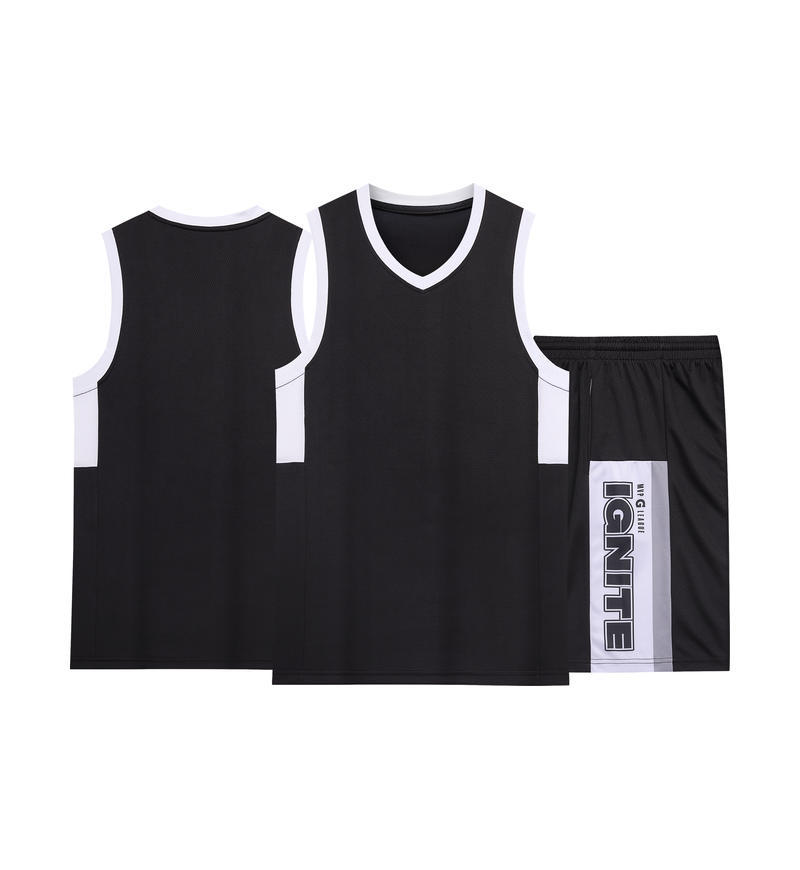 Picture of Sports Basketball Uniform Set for Adults and Kidsren, Same Style Training Uniform Wholesale Group Purchase, Printable Printing and Printing Number A1015 #