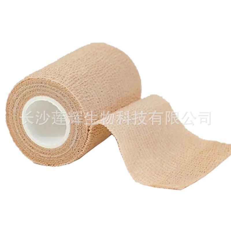 Picture of Factory Self-Adhesive Elastic Bandage Breathable Fixed Sports Bandage Gauze Roll Disposable Wound Bandage Elastic Bandage