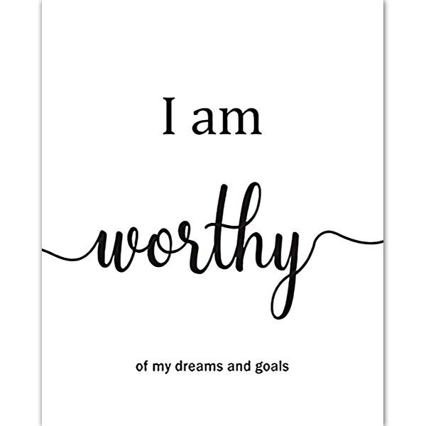 Picture of Amazon Black and White English Inspirational Poster Waterproof and Tear-Resistant Bedroom Hanging Painting Et Coated Office Decorative Painting