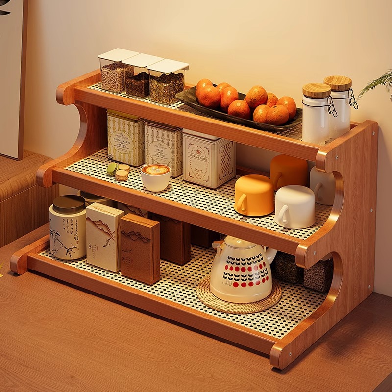 Cup Rack Storage Rack Dining Table Top Cup Shelf Desktop Tea Set Mug Storage Rack Sideboard Water Cup Display Rack