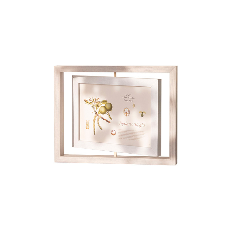 Picture of Simple 6-inch 7-inch decorative table living room bedroom album Frame photo frame photo frame carved logo bedroom