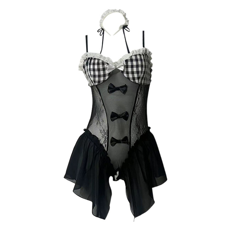 Lin linting maid sexy lingerie cute seductive maid cos sexy small chest bed passion suit 2776