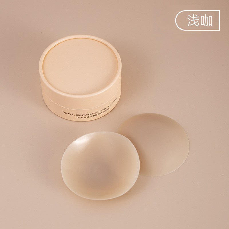 Picture of Silicone Breast Sticker Anti-bump Female Invisible Seamless Wedding Sling Summer Thin Anti-running Solid Color Emulsion Sticker